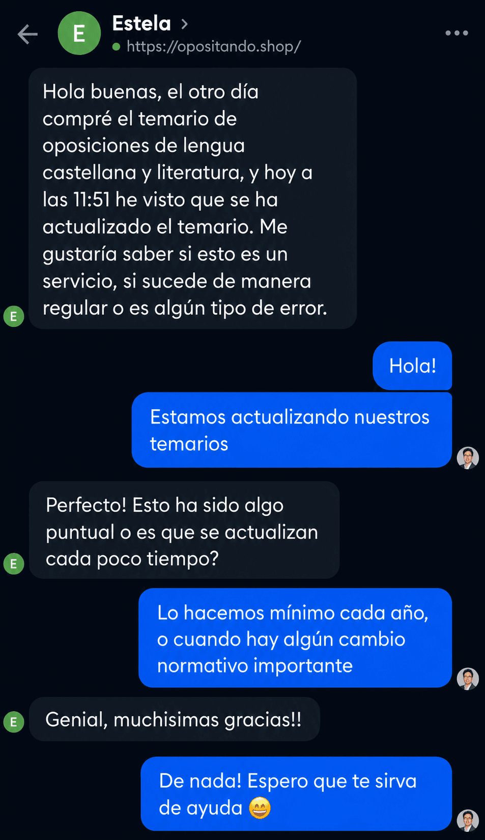 Opinión de Estela