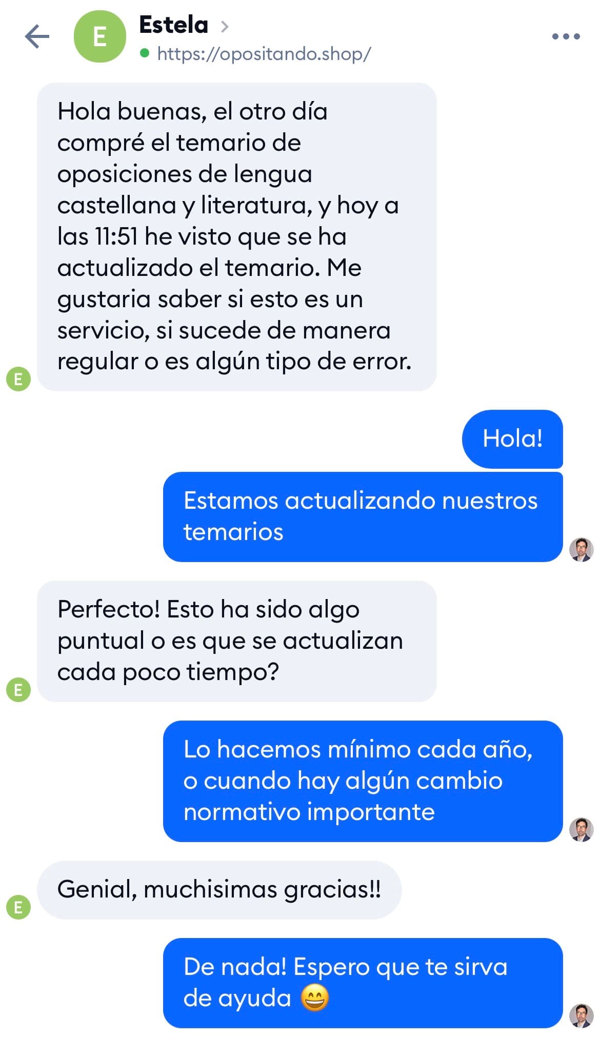 Opinión de Estela