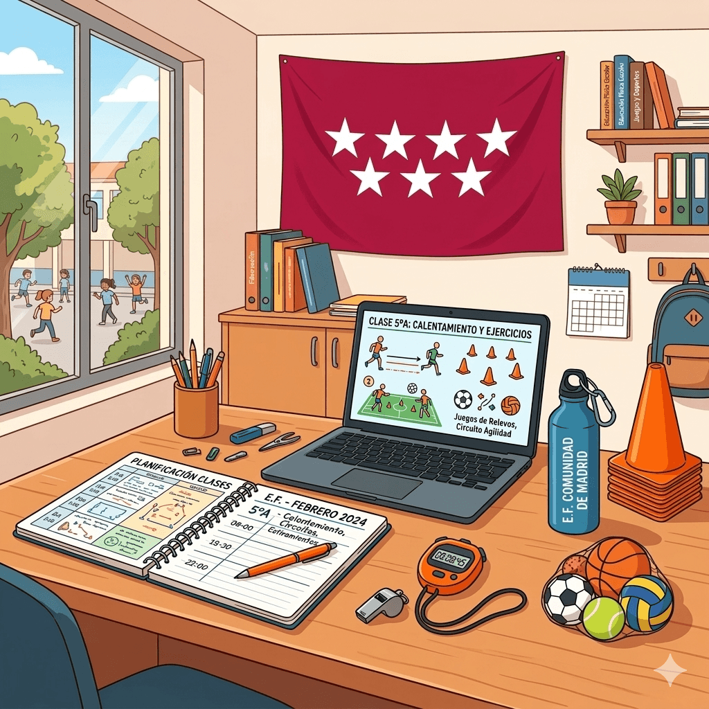 Temario oficial de Educación Física (Maestros) - Madrid