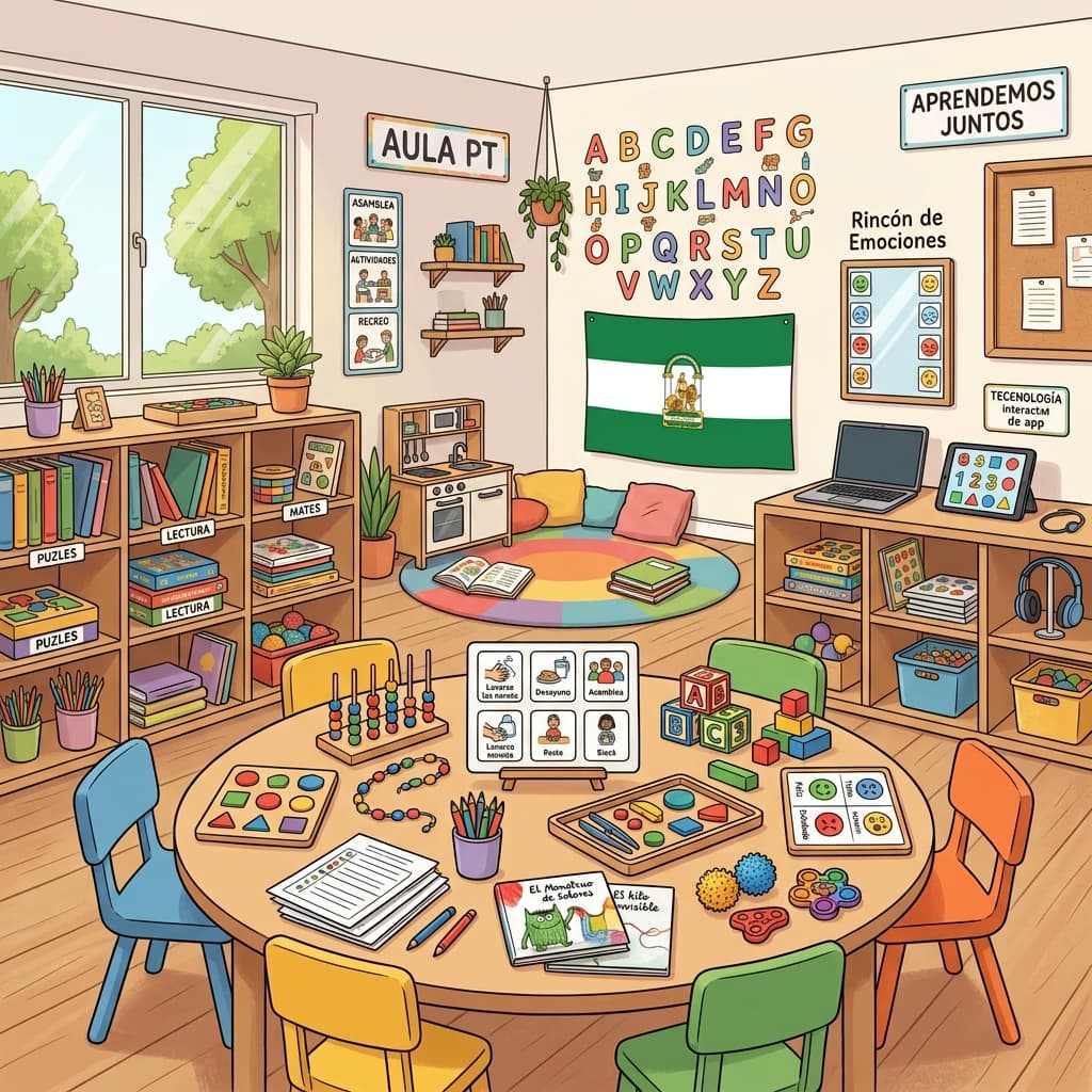 Temario oficial de Pedagogía Terapéutica - Andalucía