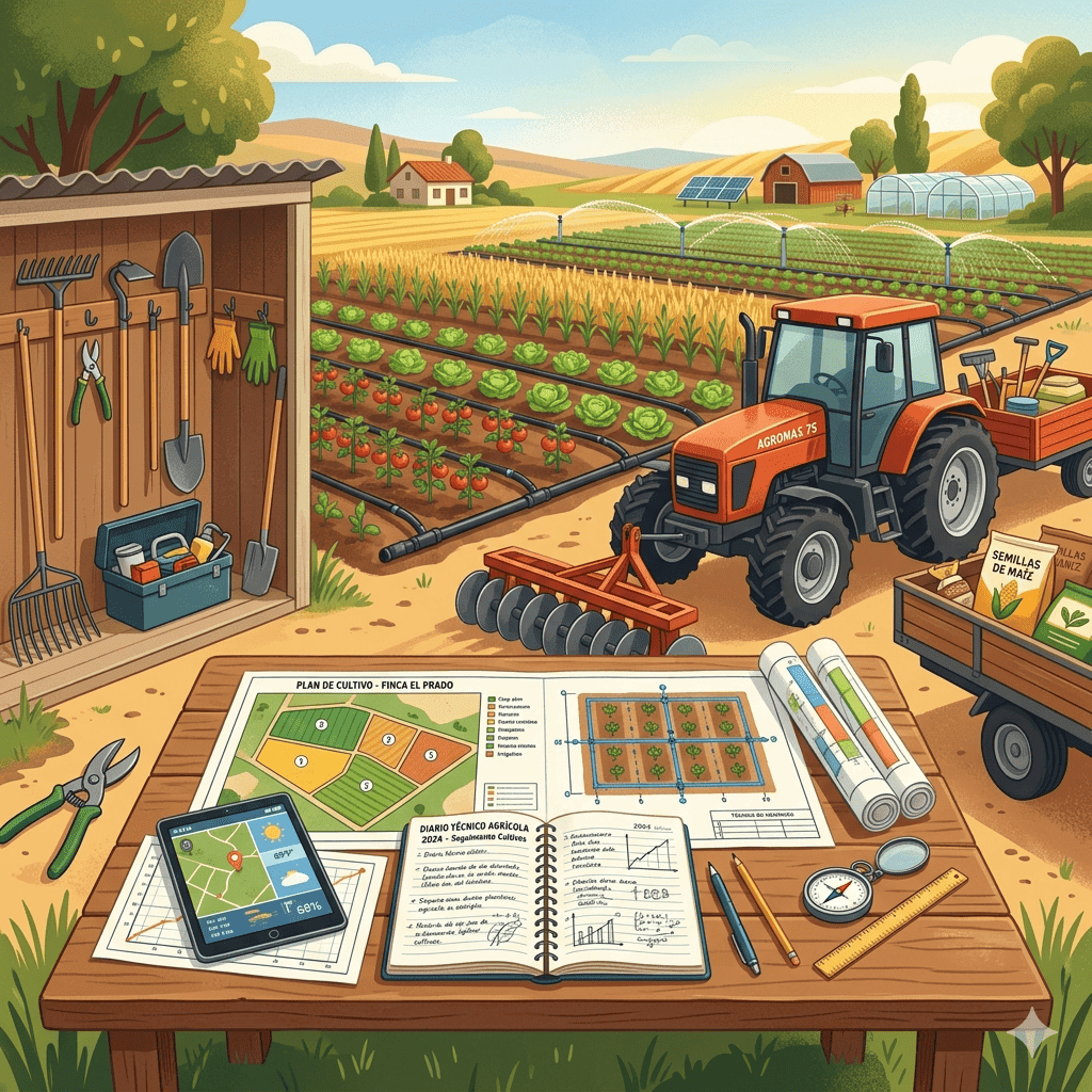 Temario Oficial de Operaciones y Equipos de Producción Agraria